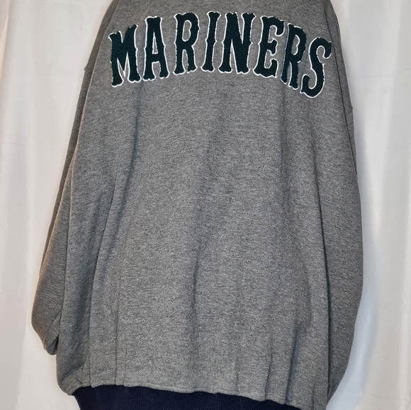 Vintage Mens XL Genuine Merchandise Mariners button up sweater jacket - Picture 5 of 9